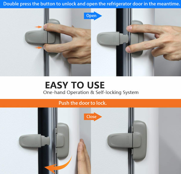 Home Refrigerator Fridge Freezer Door Lock