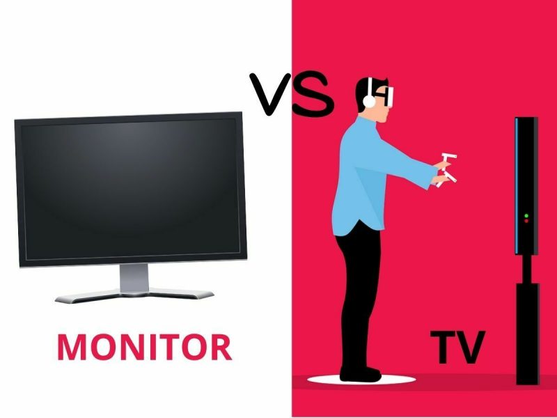 monitor and tv