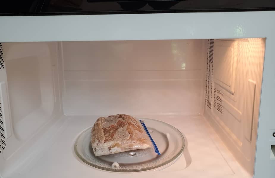 Ziploc Bags in microwave